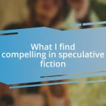 What I find compelling in speculative fiction